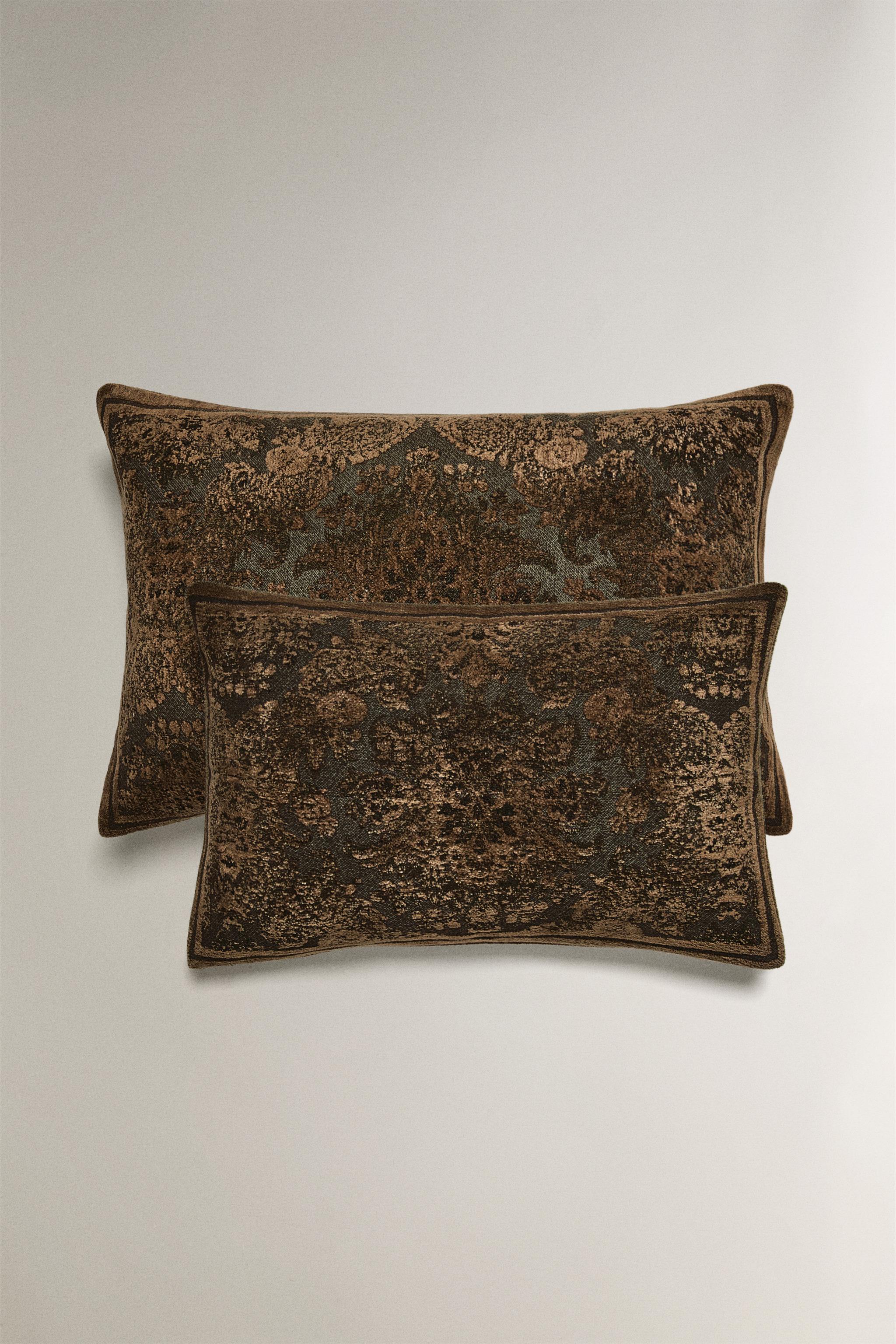 JACQUARD CHENILLE CUSHION COVER